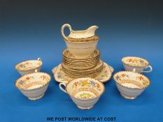 A quantity of hand-decorated W T Copeland & Sons 