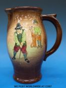 A Royal Doulton large Crombie golfing jug (height 24cm)