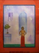 Michael Tandy (ARBS): An oil on paper entitled verso 