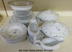A quantity of Royal Worcester 'Ribbons and Bows' dinnerware