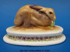 A Michael Sutty figure of a rabbit with Sutty stamp to base