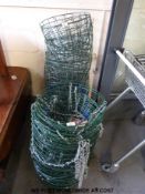 Forty plus hanging baskets,