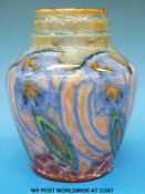 A Royal Doulton glazed vase, impressed mark X8861.