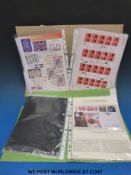 A folder of GB coin / stamp covers together with two rare 2001 Christmas 