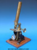 A 19thC Slugg of Manchester microscope