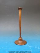 A c1900 wooden 'folding' monaural stethoscope