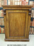 A 19thC mahogany pier cabinet (W76 x D40 x H107cm)