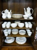 A quantity of Royal Doulton Yorkshire Rose dinner, tea and coffee ware,
