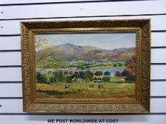 Gerald Hodgson oil on board 'Black Combe Mountain,