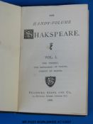 A complete works of Shakespeare, the handy volume edition (Bradbury & Evans, London 1866-67).