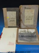 A set of framed Player's cigarette cards 'Fire Fighting Appliances', a map of Norfolk,