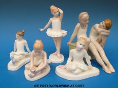 A group of four Royal Doulton Ballerina figures 'Stage Stuck' HN3951,
