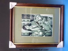 Approximately 30 photos and prints of various football teams and players,