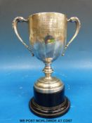A Stroud Co-operative Society Ltd Bread Competition 1930 hallmarked silver trophy cup (weight 217g)