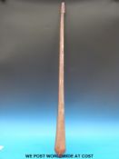 A hardwood Solomon Islands War Club (118cm)