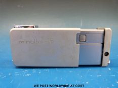 A Minolta-16 Rokkor 1:28 F=22mm spy camera