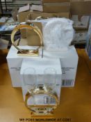 Approximately 20 Moet and Chandon MC wedding stands and matching branded glasses (most boxed)