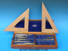 A drawing set by J Coombes instrument maker,