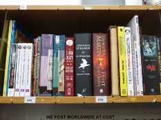 A collection of titles to include Susanna Clarke Jonathan Strange and Mr. Norrell, George R. R.