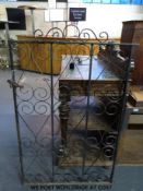 A decorative metal gate (H133 x W81cm)