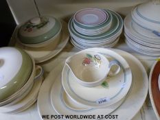 A collection  of Susie Cooper Crown Works dinner ware and later Susie Cooper by Wedgwood