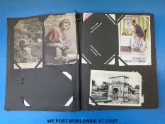 Two photo-postcard albums from the 1930's detailing views of Copenhagen, Helsingborg, Dublin,