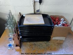 A collection of cruet stands,