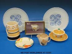 A collection of Susie Cooper to include a jug,