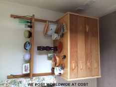 A retro PS System Danish chest of four drawers with shelf above,