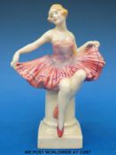 A Royal Doulton Art Deco figurine 'Columbine' HN1296 dated 1938