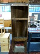 A continental double sided multi segmented rack (H182 x W57 x D36cm)