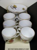Six Royal Worcester 