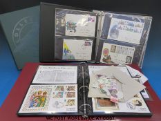 Five albums of GB first day covers,