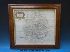 Robert Morden map of Warwickshire