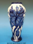 A Moorcroft vase decorated in the Florianware style,