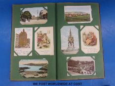 An album of Edwardian postcards to include local interest, Bristol, Chalford, Painswick, Stonehouse,