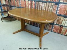 A G-Plan extending table (width 90cm) and six chairs