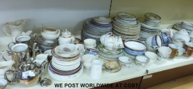 A collection of Royal Worcester ceramics including Royal Lily