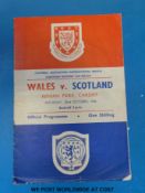 Over 150 International football programmes, mainly England, Wales,