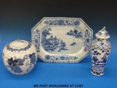 A collection of Chinese blue and white porcelain