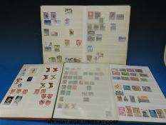 Three stockbooks of India and States,