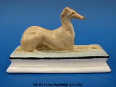 A Michael Sutty figure of a greyhound with Sutty stamp to base