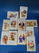 A very large collection of Donald McGill humorous postcards.