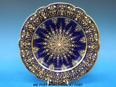 A c1760 Chantilly porcelain cabinet plate,