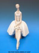 A boxed Lladro ballerina figurine 