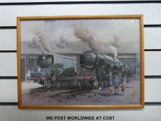 A quantity of watercolours and other pictures to include Victorian animals,