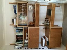 A quantity of retro PS System Danish furniture comprising two drawers,