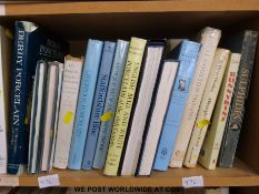 A collection of reference books about Prattware, Derby, Liverpool,