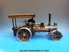 A 3/4 inch scale Markie precision working live steam model 'Little Gem' roller by Tony Pearce