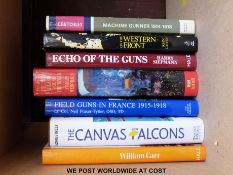 A collection of titles relating  to gunners in the First World War including 'Field Guns in France